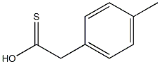 对甲基苯硫基乙酸 结构式
