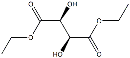 D-酒石酸二乙脂 结构式