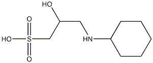 3-环己胺基-2-羟基丙磺酸 结构式