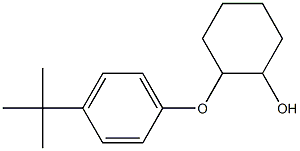 2-对叔丁基苯氧基环己醇 结构式