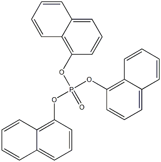 磷酸三-Α-萘酯 结构式