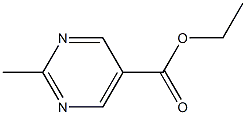 2-甲基-5-嘧啶甲酸乙酯 结构式