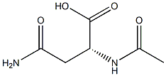 N-乙酰-D-天门冬酰胺 结构式