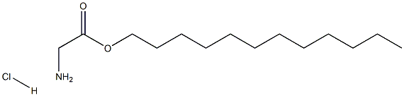 甘氨酸十二烷基酯盐酸盐 结构式