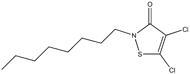 4,5-Dichloro-N-Octyl-4-Isothiazolin-3-One 结构式