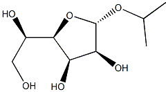 alpha-d-Mannofuranoside, isopropyl- 结构式