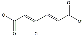 3-chloro-muconate 结构式