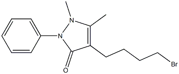 3-bromomethylpropyphenazone 结构式