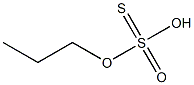 n-propyl thiosulfate 结构式