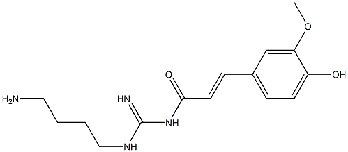 feruloylagmatine 结构式