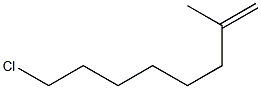 8-Chloro-2-methyloct-1-ene95% 结构式