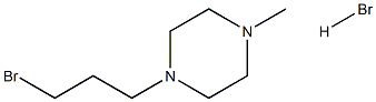 1-(3-bromopropyl)-4-methyl-piperazine hydrobromide 结构式