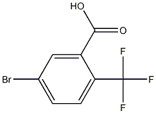 2-(Trifluoromethyl)-5-bromobenzoic acid 结构式