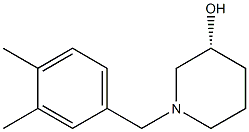 (3R)-1-(3,4-dimethylbenzyl)piperidin-3-ol 结构式