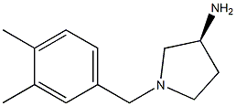 (3S)-1-(3,4-dimethylbenzyl)pyrrolidin-3-amine 结构式