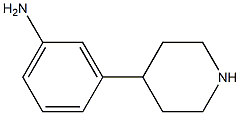 3-piperidin-4-ylaniline 结构式