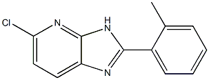5-chloro-2-(2-methylphenyl)-3H-imidazo[4,5-b]pyridine 结构式
