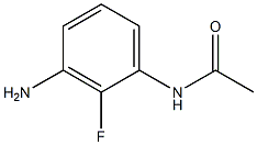 N-(3-amino-2-fluorophenyl)acetamide 结构式