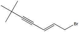 (Trans)1-Bromo-6,6-dimethyl-2-heptene-4-yne 结构式