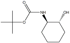 TRANS-1-N-BOCAMINO-2-CYCLOHEXANOL 结构式