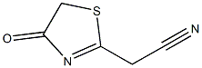 (4-OXO-4,5-DIHYDRO-1,3-THIAZOL-2-YL)ACETONITRILE 结构式