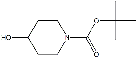 1-BOC-4-HYDROXYPIPERDINE 结构式