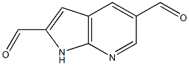 7-AZAINDOLE-5-CARBAXALDEHYDE 结构式