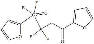 1,1,2,2-TETRAFLUORO-1,4-BIS(2-FURYL)BUTANE-1,4-DIONE 结构式