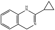 2-CYCLOPROPYL-3,4-DIHYDROQUINAZOLINE 结构式