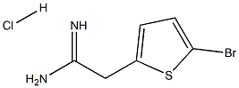 2-(5-Bromo-thiophen-2-yl)-acetamidine HCl 结构式