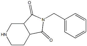 2-Benzyl-hexahydro-pyrrolo[3,4-c]pyridine-1,3-dione 结构式