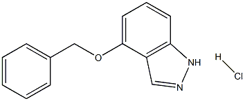 4-Benzyloxyindazole HCl 结构式