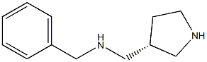 (R)-3-(N-BENZYL-AMINOMETHYL) PYRROLIDINE 结构式