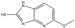 2-Mercapto-5-methoxy-imidazo[4,5-b]pyridine 结构式