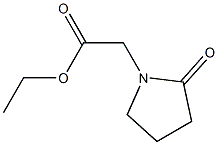 2-OXO-1-PYRROLIDINEACETIC ACID ETHYL ESTER 结构式