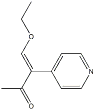 4-ETHOXY-3-(4-PYRIDINYL)-3-BUTEN-2-ONE 结构式