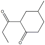 2-PROPIONYL-4-METHYLCYCLOHEXANONE 结构式