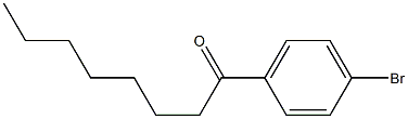 1-BROMO-4-N-OCTANOYLBENZENE 结构式