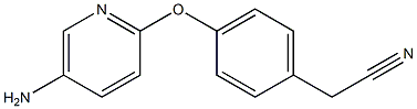 {4-[(5-aminopyridin-2-yl)oxy]phenyl}acetonitrile 结构式