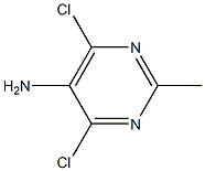 2-Methyl-5-Amino-4,6-Dichloro pyrimidine 结构式