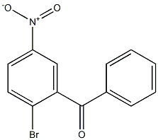 (2-bromo-5-nitrophenyl)(phenyl)methanone 结构式