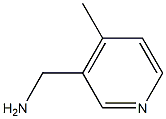 (4-methylpyridin-3-yl)methanamine 结构式