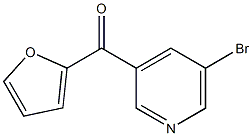 (5-bromopyridin-3-yl)(furan-2-yl)methanone 结构式