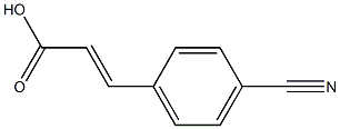 (E)-3-(4-cyanophenyl)acrylic acid 结构式