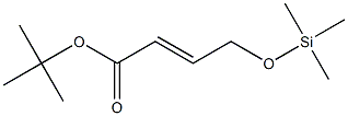 (E)-tert-butyl 4-(trimethylsilyloxy)but-2-enoate 结构式