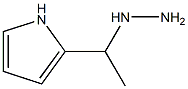 1-(1-(1H-pyrrol-2-yl)ethyl)hydrazine 结构式
