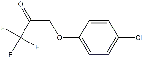 3-(4-chlorophenoxy)-1,1,1-trifluoropropan-2-one 结构式