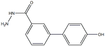 3-(4-hydroxyphenyl)benzohydrazide 结构式