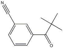 3-(pivaloyl)benzonitrile 结构式