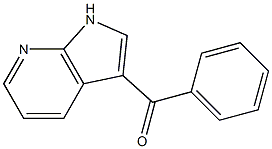 3-BENZOYL-7-AZAINDOLE 结构式